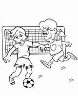 Football Coloring Match Pages Topcoloringpages Game sketch template