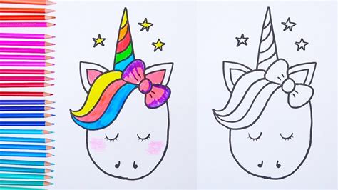 draw  unicorn easy drawings   unicorn drawing rainbow