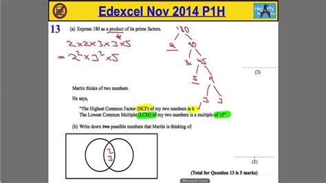edexcel maths p nov  higher  youtube