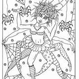 Goulish Mandala Meisjes Digi Henna sketch template