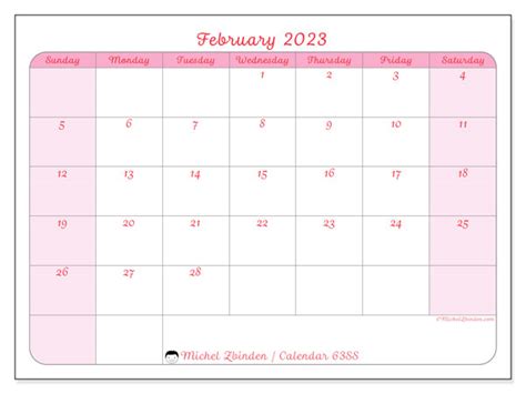february  printable calendar ss michel zbinden