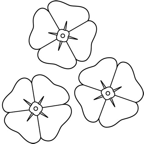 poppies coloring pages  coloring pages  kids poppy coloring