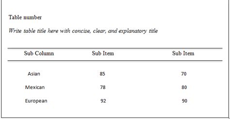 tables  guide  edition subject   guides