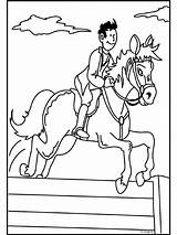 Paardrijden Kleurplaten Paard sketch template