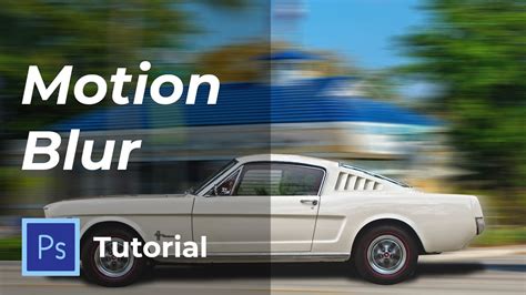 realistic motion blur  create  fast moving car photoshop tutorial