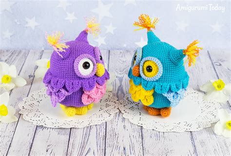 crochet owl amigurumi pattern amigurumi today