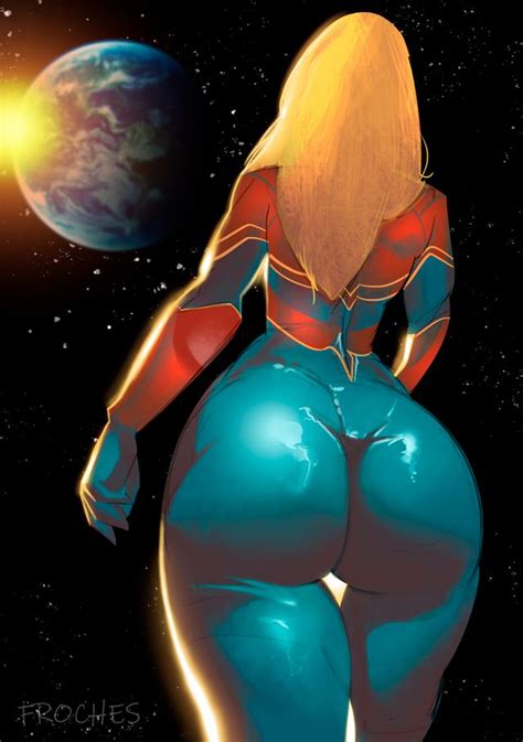 Captain Marvel Thicc Ass Captain Marvel Carol Danvers Hentai