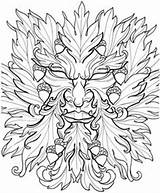 Wiccan Book Greenman Pagan Dover Publications Druid Wicca Adultos Koisas Kris Mandalas Icolor Welcome sketch template