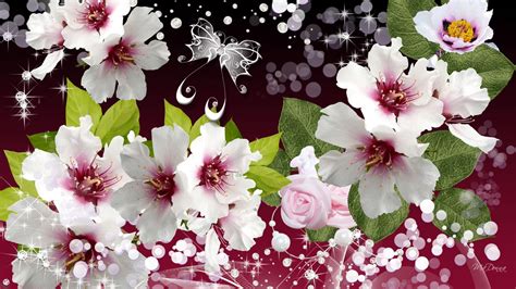 luxurious floral hd desktop wallpaper widescreen high
