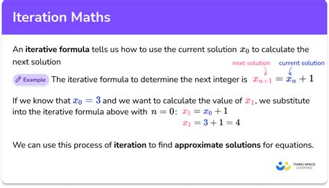 iteration maths gcse maths steps examples worksheet