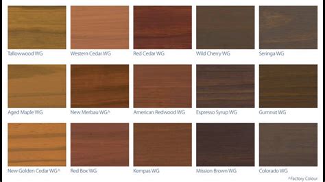 deck stain coloration chart greenville pro painters