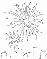 Coloring Fireworks July Pages 4th Printable Color Advertisement Fourth Pattern Gif Printables Hand Embroidery Sheet sketch template