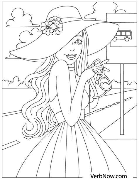 barbie coloring pages printables