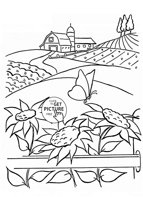 printable scenery coloring pages coloring pages