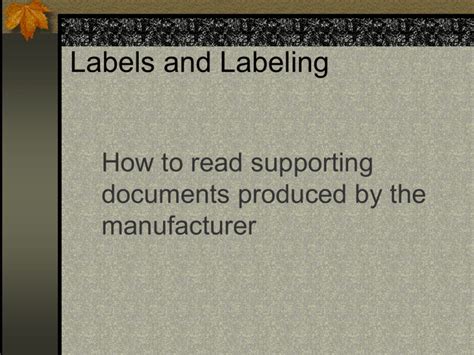 labels  labeling
