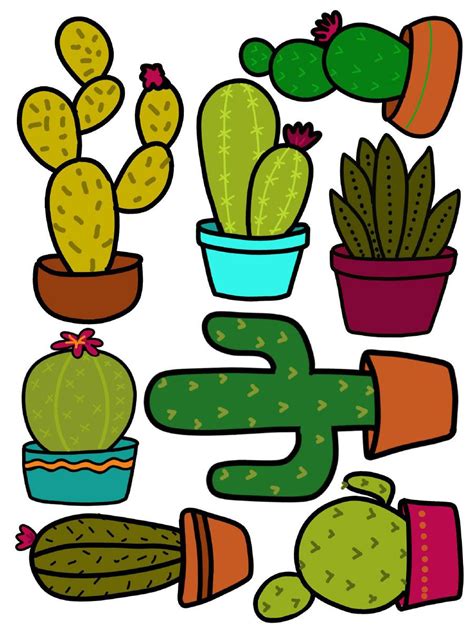 cactus printablespdf shared files acrobatcom cactus craft