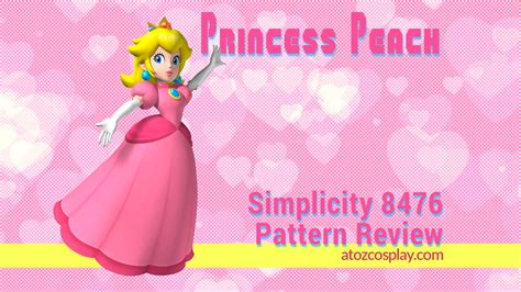 Simplicity 8476 Pattern Review For Princess Peach A To Z