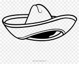 Sombrero Mayo Cinco Coloring Printable Wondrous Pngfind Hat sketch template