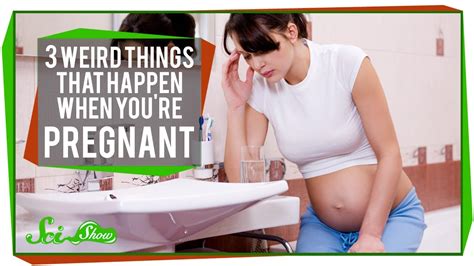 3 weird things that happen when you re pregnant youtube