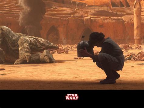 Star Wars Images The Death Of Jango Fett Geonosis Hd