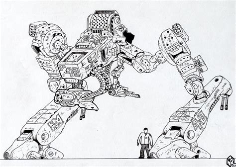 mech coloring pages coloring pages