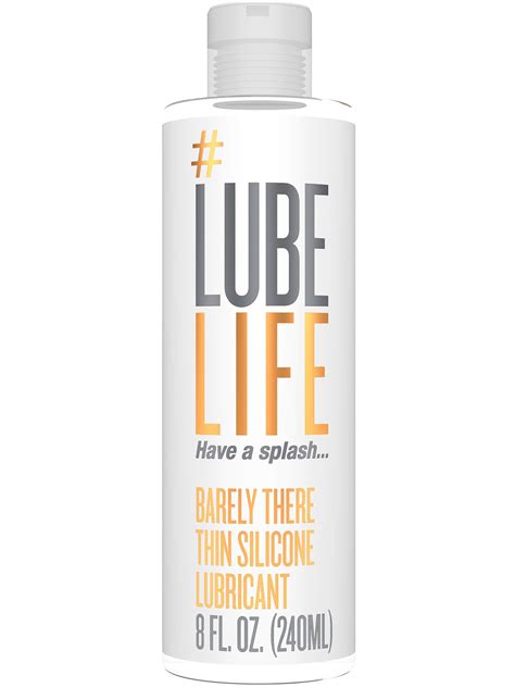 lubelife water based personal lubricant 8 ounce sex lube for men