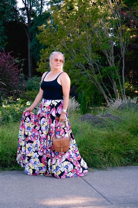 Hot Tropics Floral Maxi Skirt Have Need Want