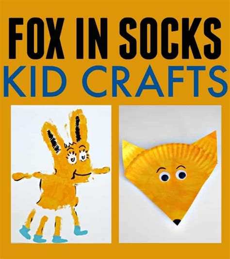 fox  socks dr seuss kid crafts todays creative ideas