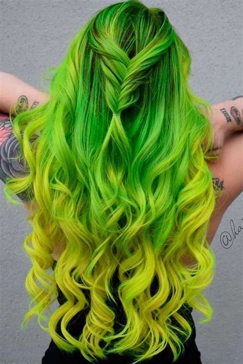 Inh Hair Green Hair Inspo Green Hair Colors Hair Styles Green Hair