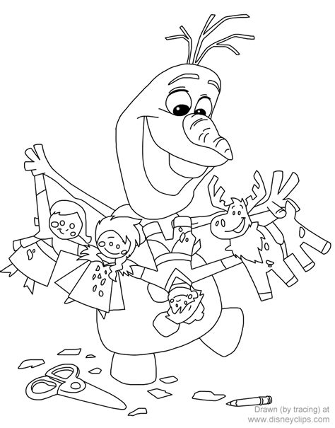 color  number pages frozen coloring pages
