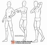 Poses Drawing Pose Male Standing Sellenin Reference Deviantart Set Anime Body Base Guy References Drawings Manga Sketches Sketch Figure Character sketch template
