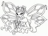 Winx Coloriage Enchantix sketch template
