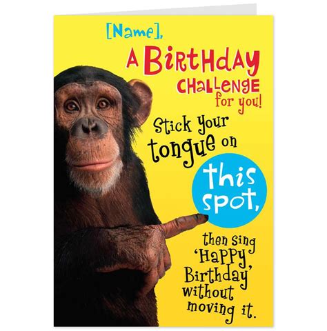funny printable birthday cards customize  print