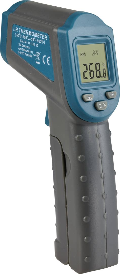 tfa dostmann ray infrarood thermometer  tot   contactloze ir meting conform haccp