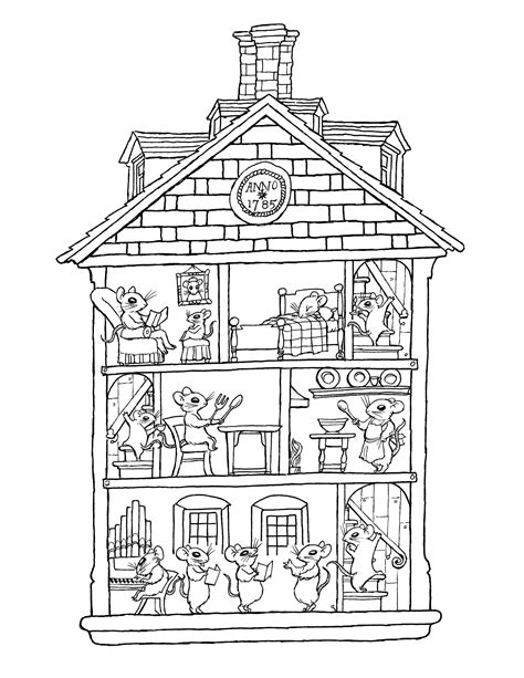 victorian house coloring pages coloring home