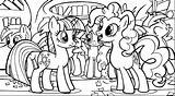 Coloring Pages Pie Girls Equestria Pinkie Getcolorings Print sketch template