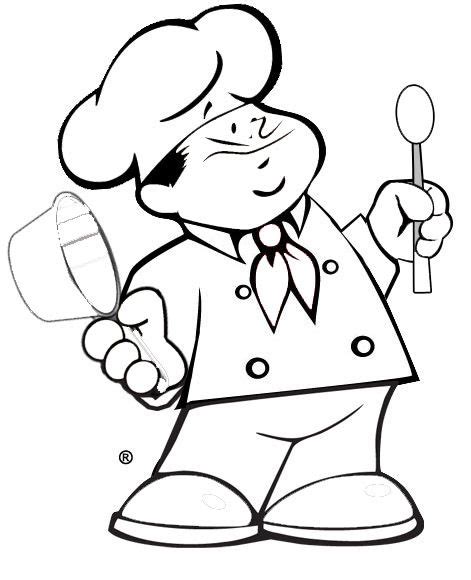 chef coloring pages  printable google search manualidades
