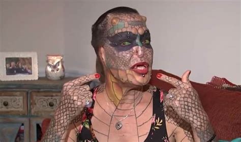 transgender woman spends more than 40000 pounds to look like dragon