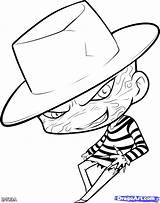 Freddy Krueger Coloring Pages Chibi Draw Drawing Printable Color Step Dragoart Getcolorings Colouring Getdrawings Clipartmag Ready Anime Chibis Colorings sketch template