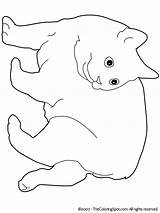 Manx Coloring sketch template