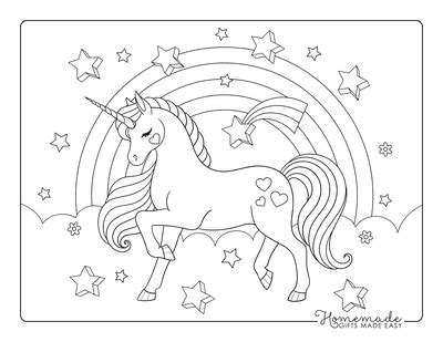 magical unicorn coloring pages  kids adults
