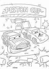 Coloring King Chick Hicks Cars Pages Print Hellokids Disney Color sketch template