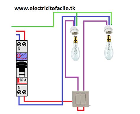 schemas electriques schema electrique double allumage