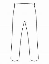 Pants Pattern Template Outline Clipart Templates Printable Pant Clothing Clothes Crafts Clip Patternuniverse Shorts Stencils Shirt Patterns Use Coloring Paper sketch template
