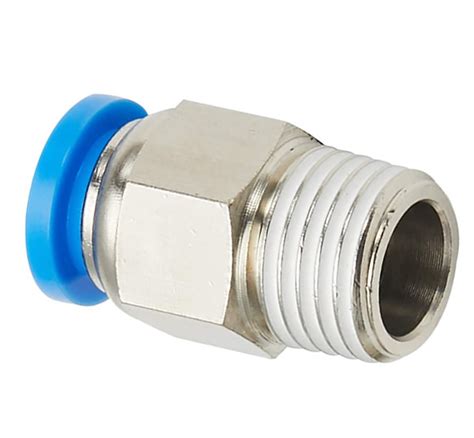 pneumatic push  air fittings male connector mm  hose
