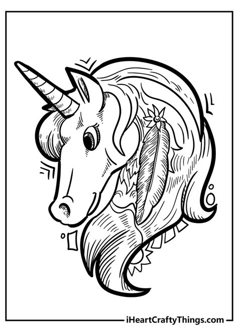 unicorn coloring book svg