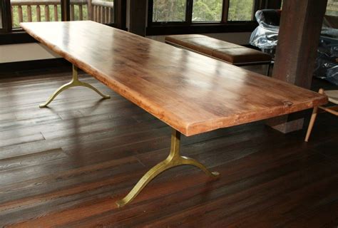 solid wood dining table  gold metal brass dining table
