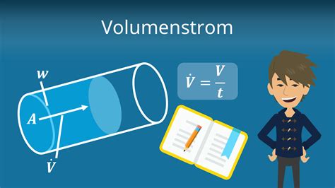 volumenstrom formel einheit berechnung mit video