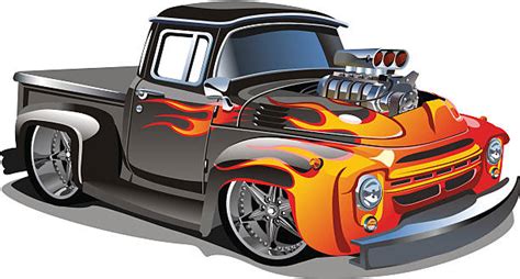 hot rod car clip art vector images and illustrations istock