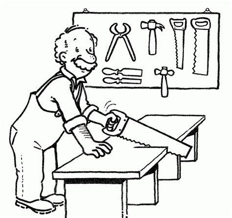 coloring pages  jobs coloring home